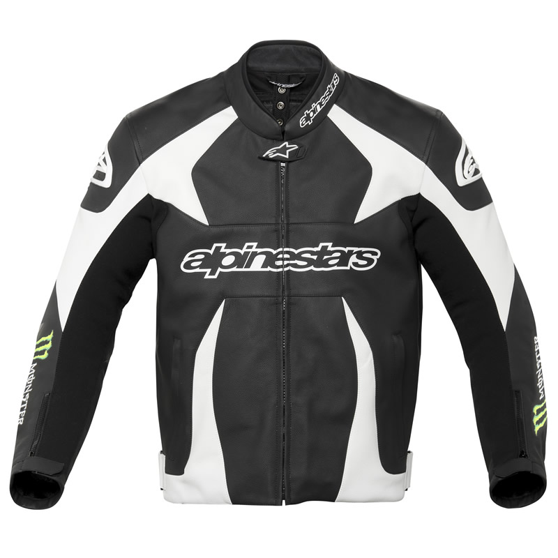 ALPINESTARS SCREAM LEATHER OFFICIAL MONSTER ENERGY MOTORCYCLE SPORTS